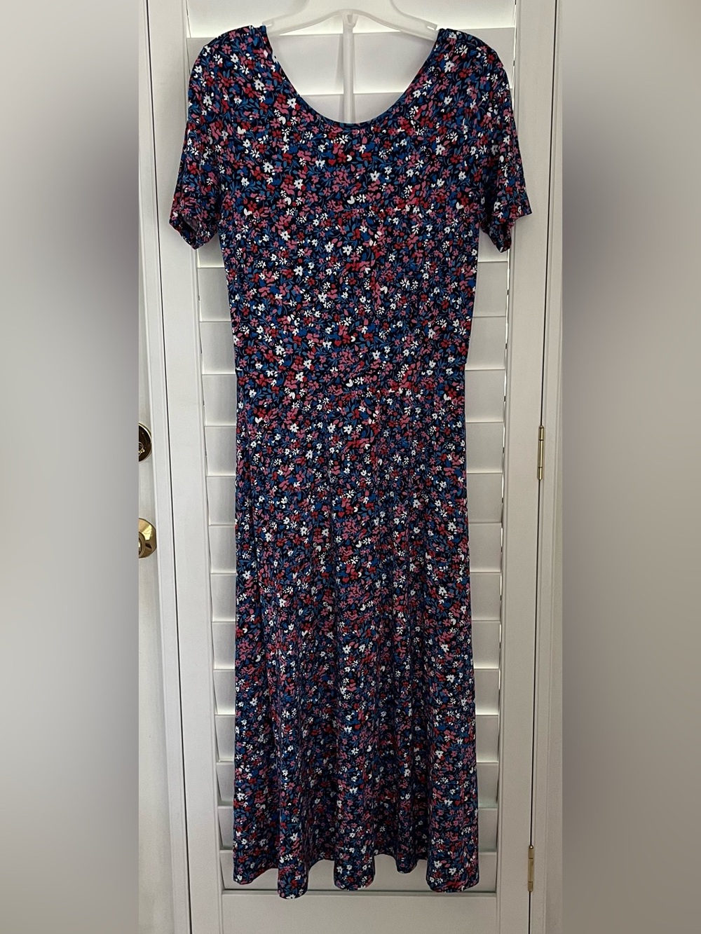 DRAPER JAMES XS floral midi A-line dress